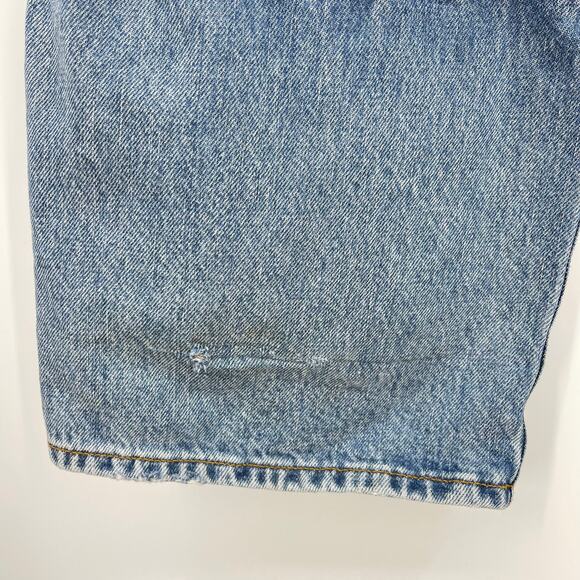 Haikure | Hurley Wide Leg Baggy Jeans in Chill Blue Waistband Detail Cuff 24 - Picture 13 of 16